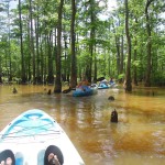 Kayaking the Ghost River with our friends David and Lacy